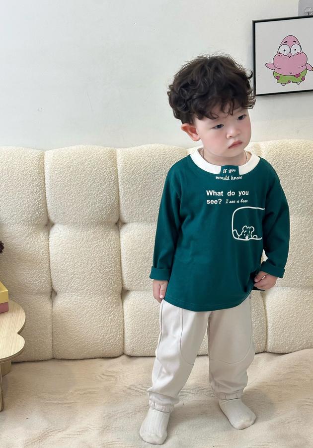 SB2045-bộ dài tay in gấu,chữ what do you see?