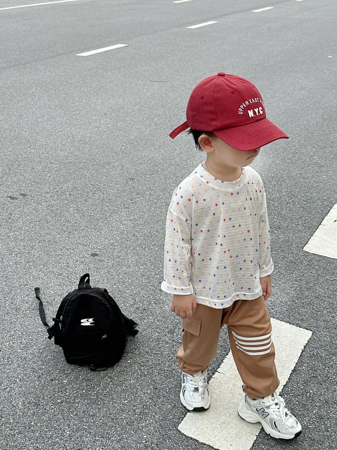 SB2106- bộ dài tay cho bé họa tiết sao