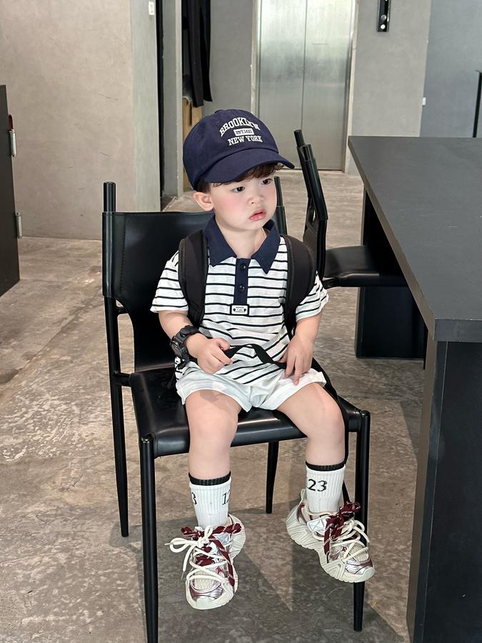 A1844- áo polo kẻ