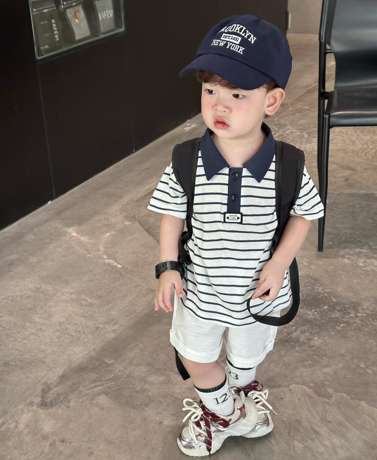 A1844- áo polo kẻ