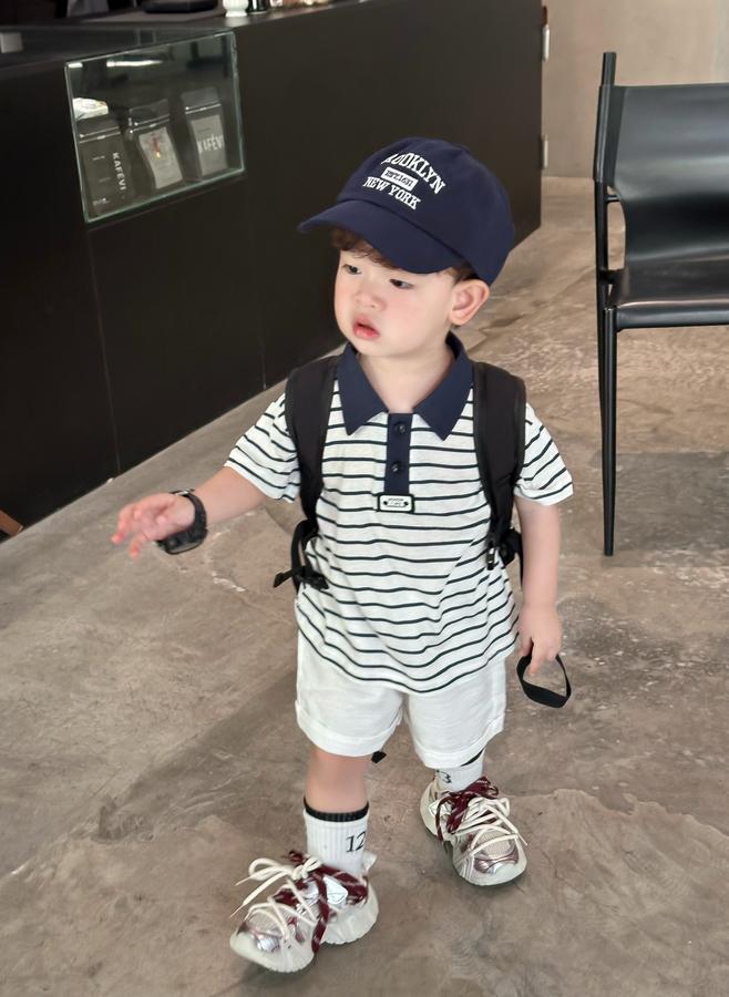 A1844- áo polo kẻ