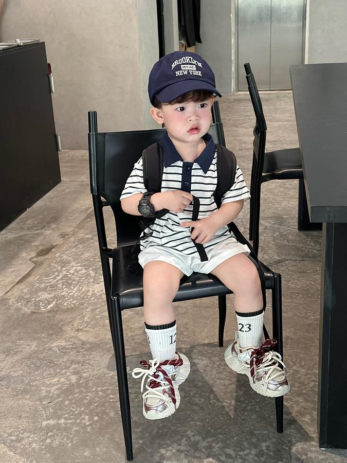 A1844- áo polo kẻ