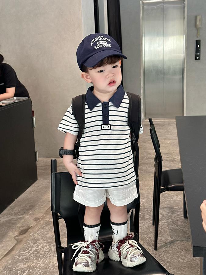 A1844- áo polo kẻ