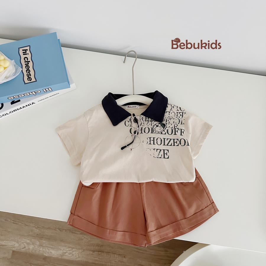 SB2218- sét polo in doremon quần giả jean kem