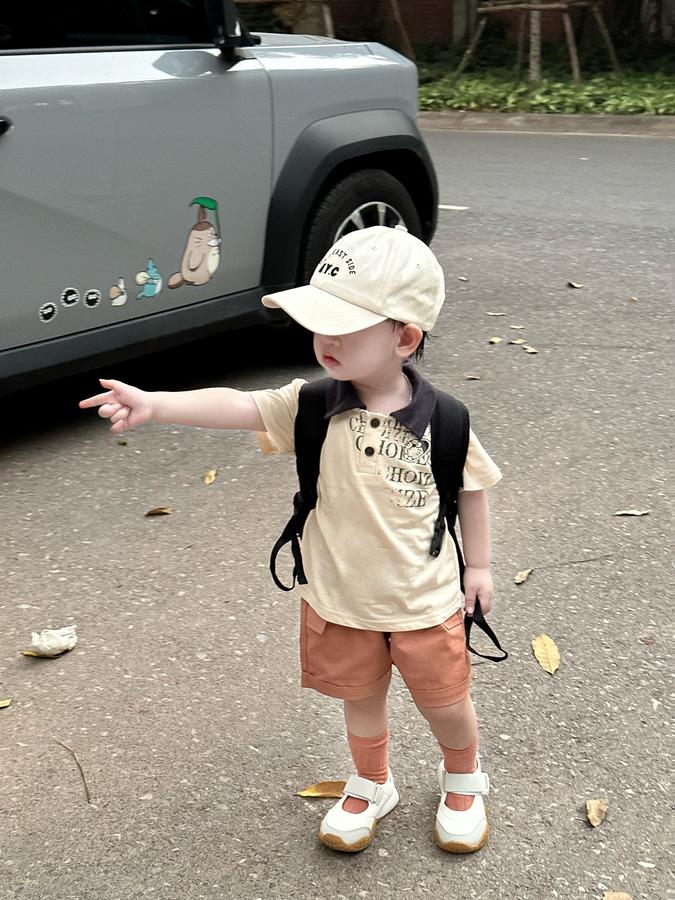 SB2218- sét polo in doremon quần giả jean