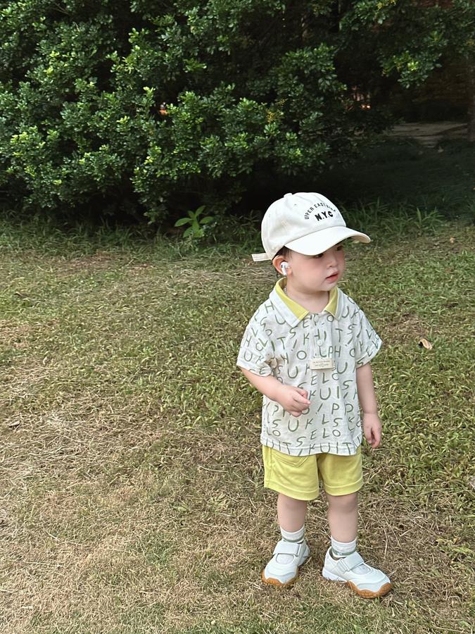 SB2235- bộ polo phối cổ thân in chữ