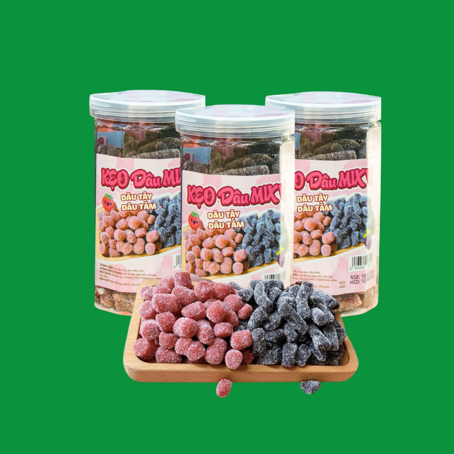 Kẹo dâu mix