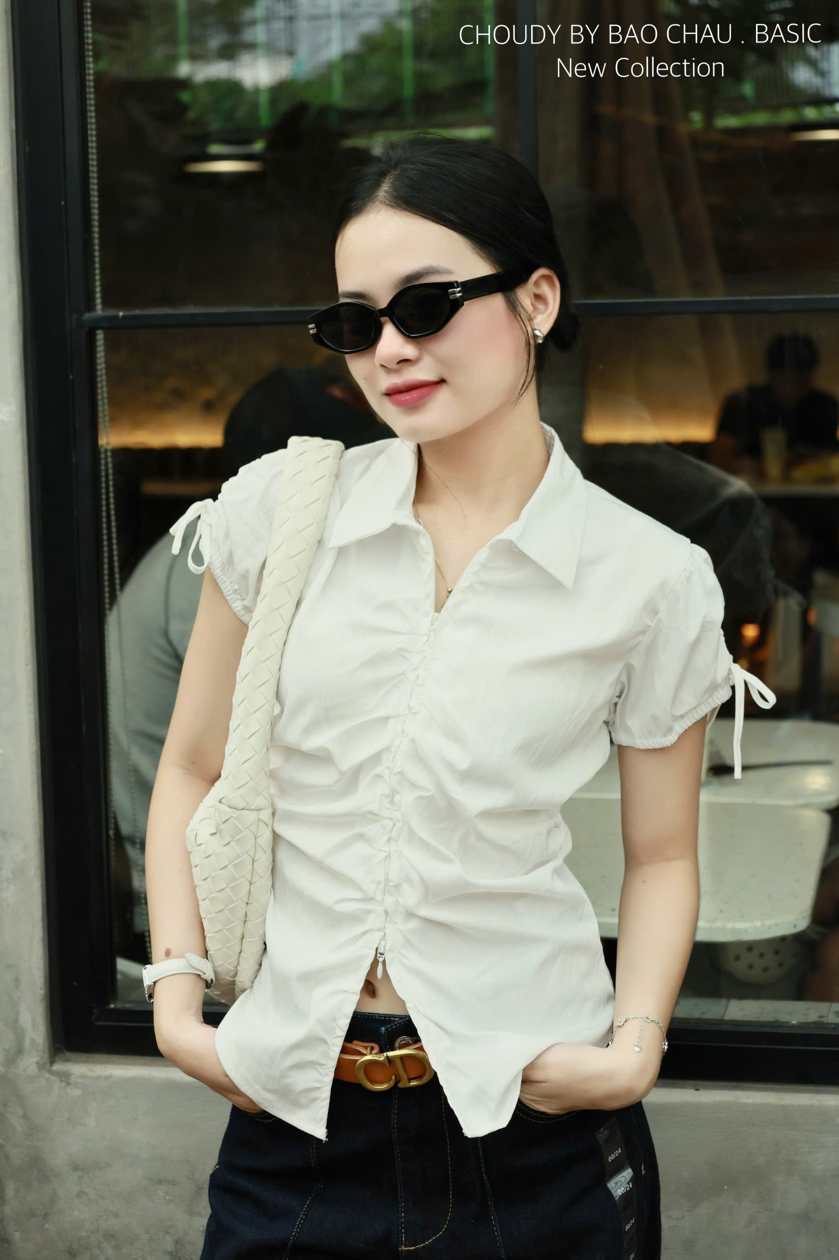 U701 ÁO KIỂU TRẮNG