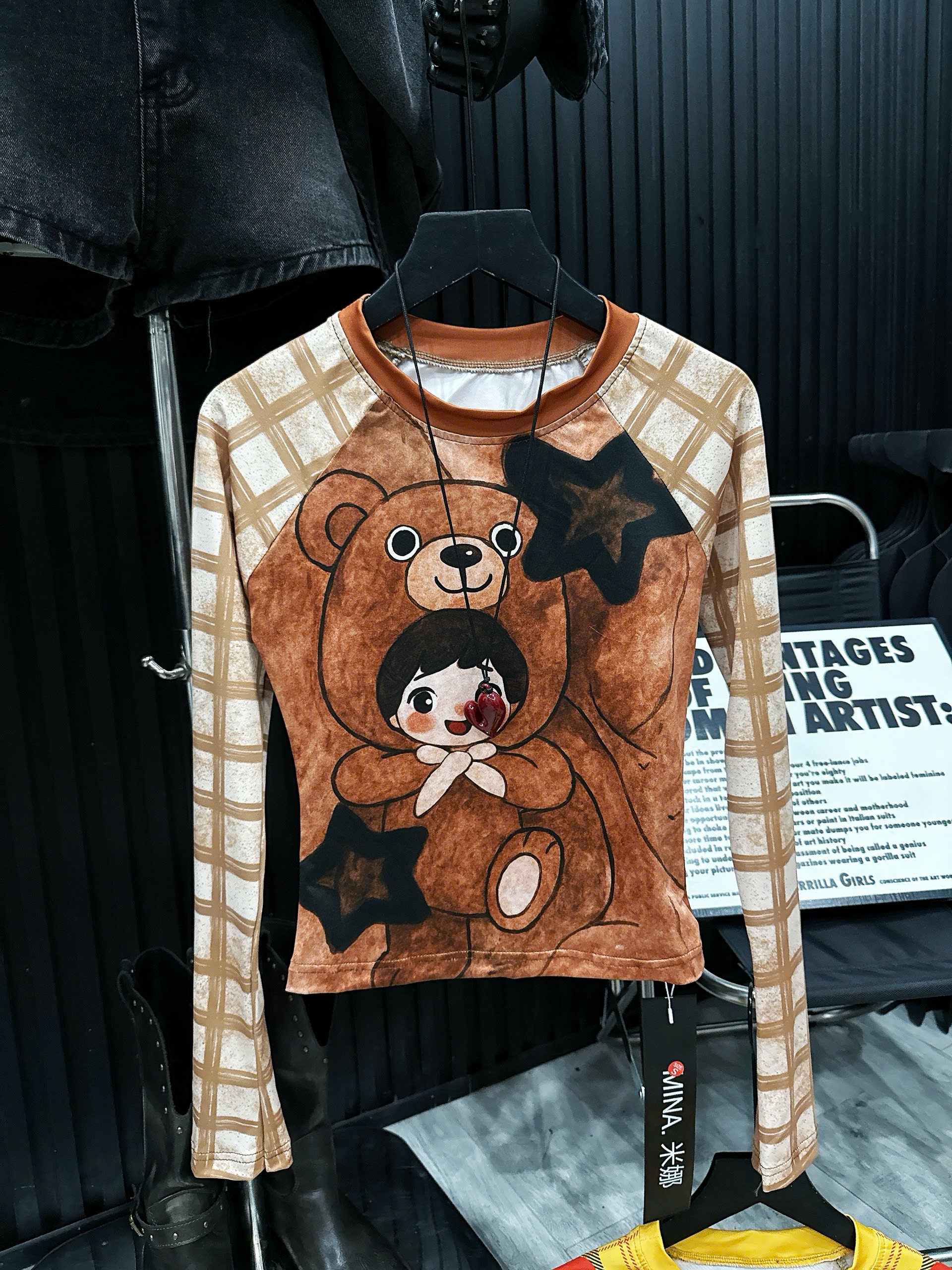 Product image - Áo Thun Dài Tay In Hình Mẹ và Mẹ Gấu