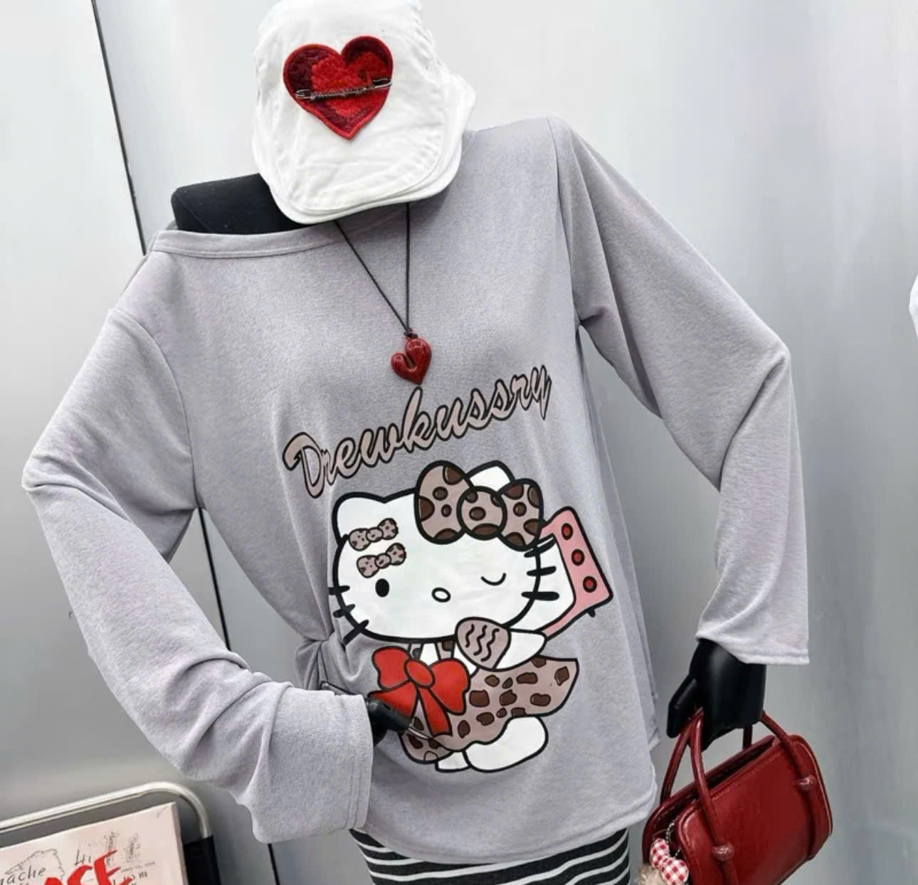 Product image - Set Áo Lệch Vai Mix Chân Váy Đuôi Cá