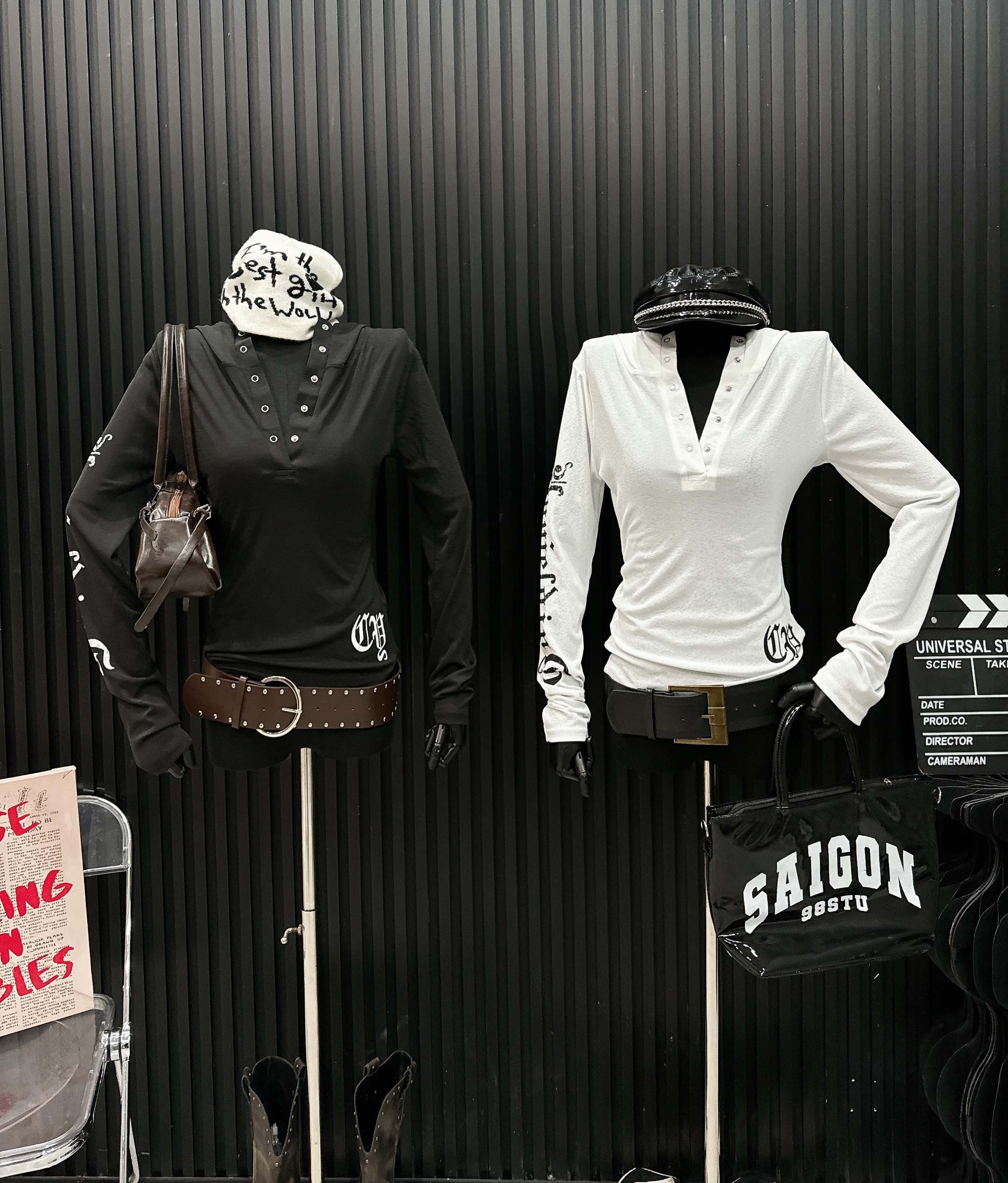 Product image - Áo Thun Giấy Mỏng Dài Tay Phối  Mũ 1819