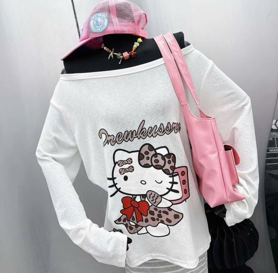 Product image - set áo lệch vai mix chân váy đuôi cá kẻ