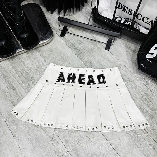 Product image - chân váy da xếp li