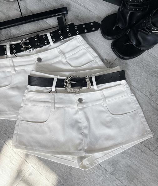 Product image - váy dấu quần jean 2 cạp trắng