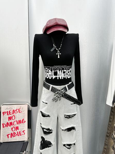 Product image - áo tay dài cổ tròn