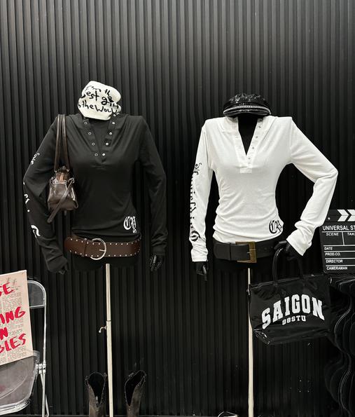 Product image - Áo Thun Giấy Mỏng Dài Tay Phối  Mũ 1819