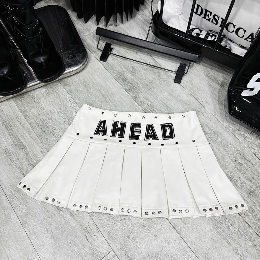 Product image - chân váy da xếp li