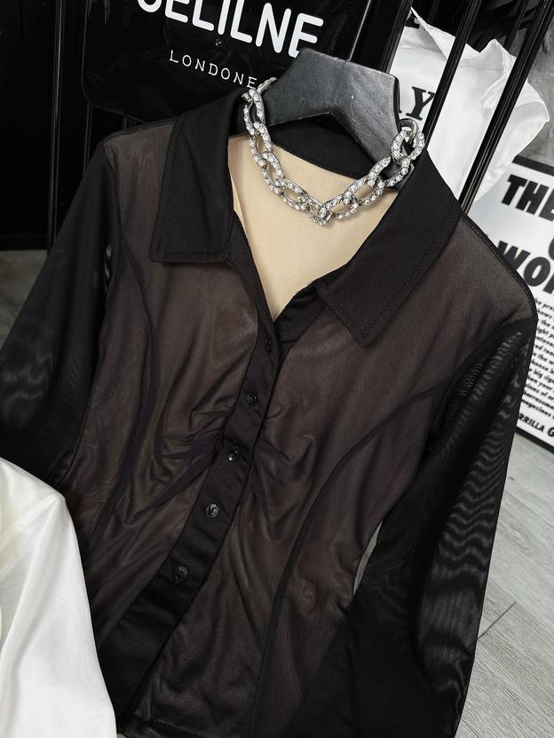 Product image - áo smi xuyên thấu