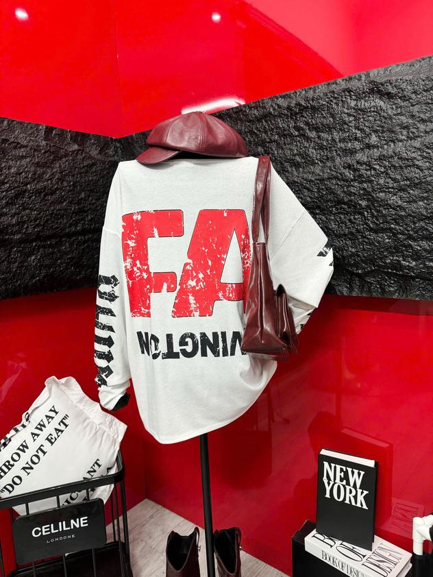 Product image - Áo Cotton Giấy In chữ FA