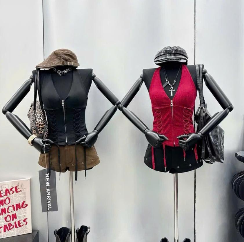 Product image - Áo Yếm Đan Kéo Khóa