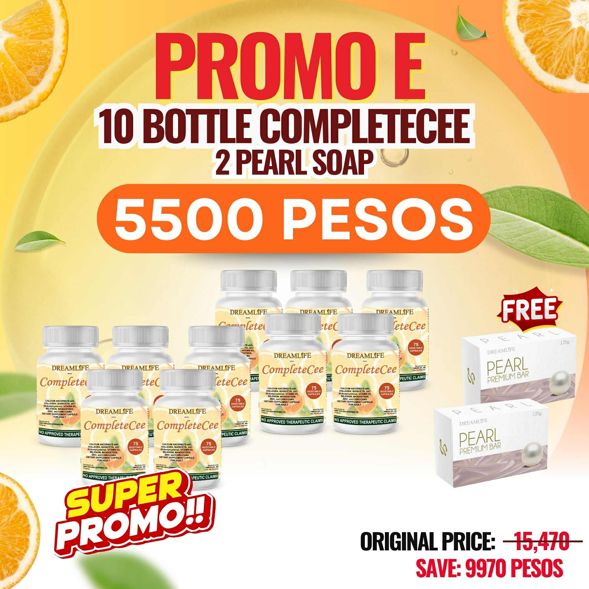 Product image - 10 COMPLETECEE + 2 Pearl Soap