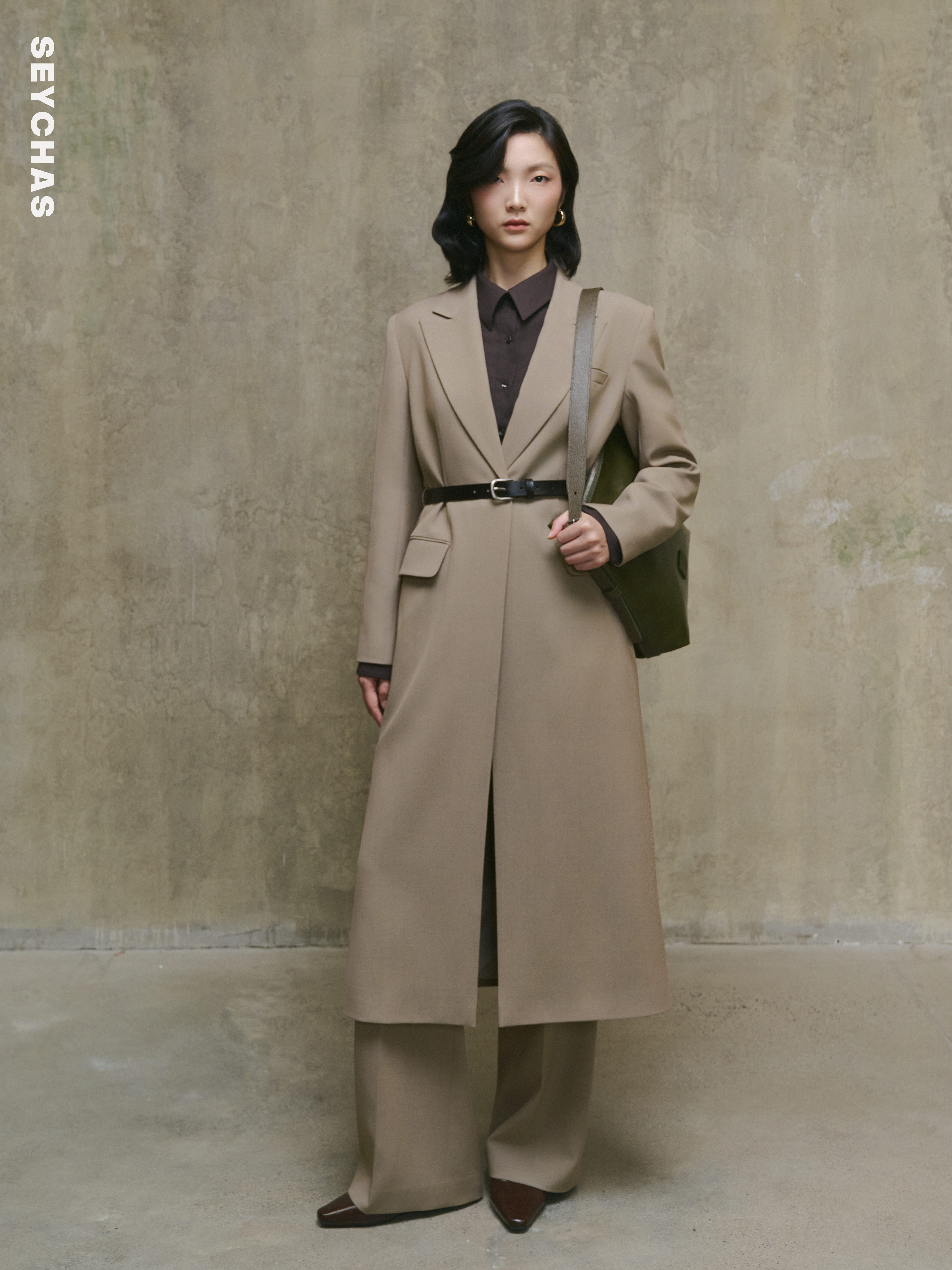 MONARQUE COAT - Brown