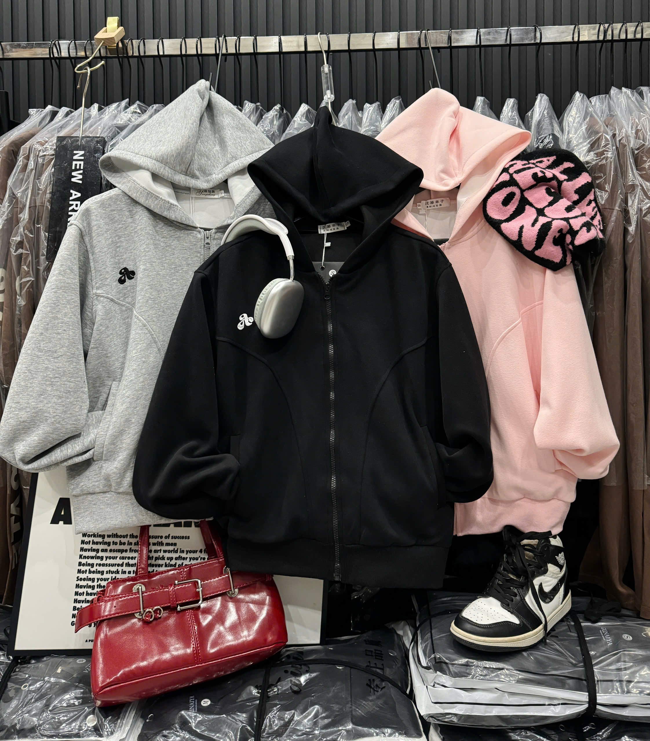 Product image - Set nỉ áo mũ quần dài