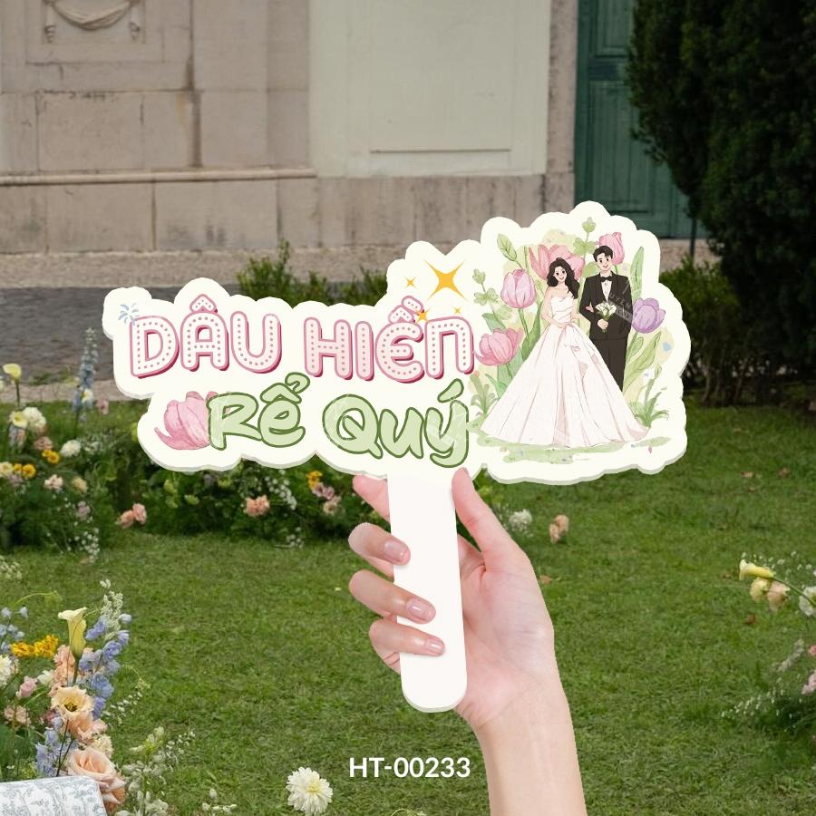Hashtag Cưới Hỏi Sẵn Tay Cầm – Phụ Kiện Chụp Hình Đám Cưới, Đám Hỏi, Tiệc Cưới Trang Trí Bàn – QH Anime Decor