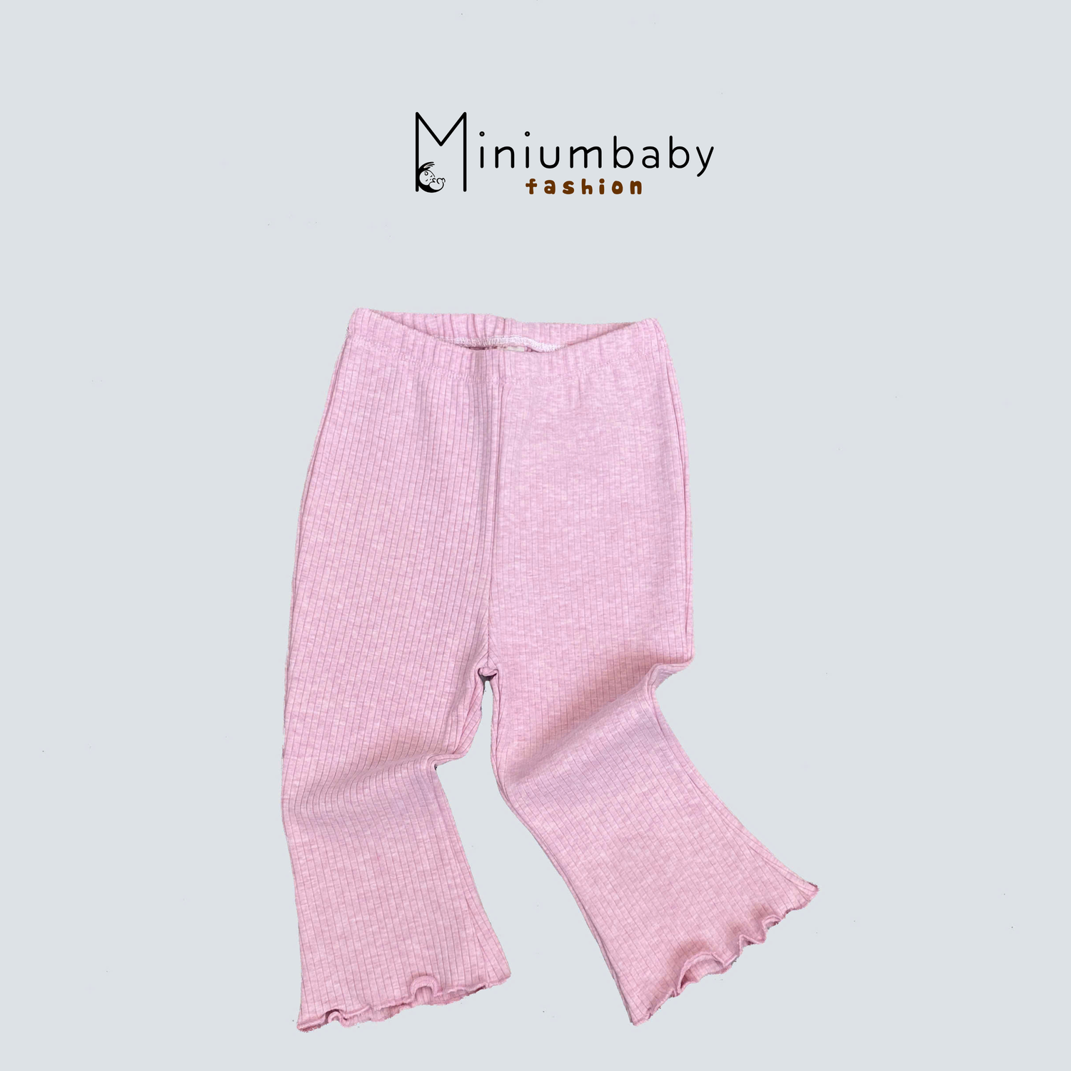 QD1650A- quần ống loe hồng