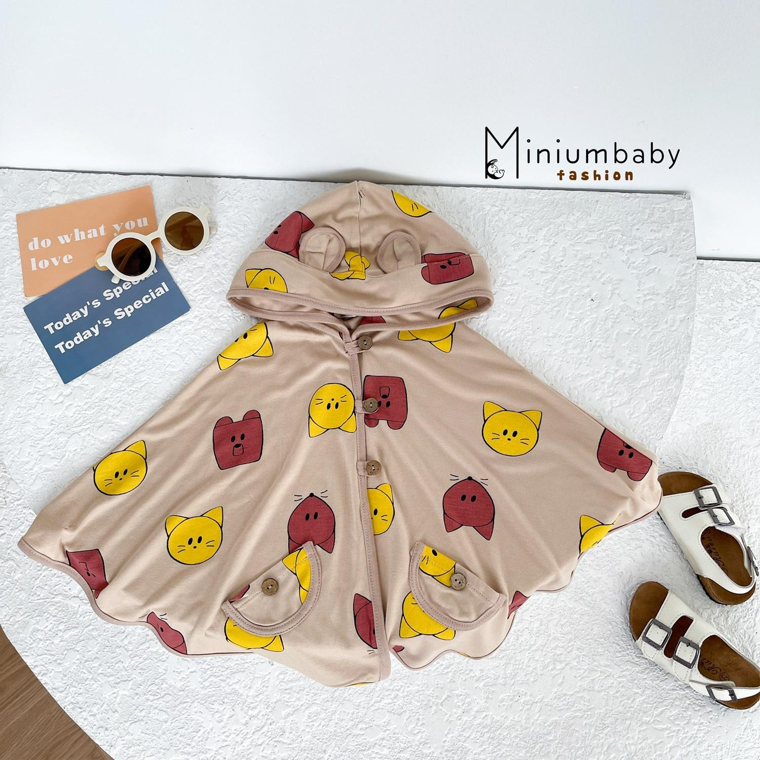 Áo choàng cánh dơi mèo gấu