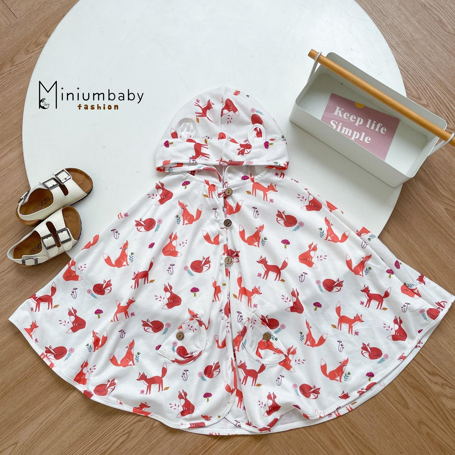 Áo choàng cánh dơi cáo đỏ