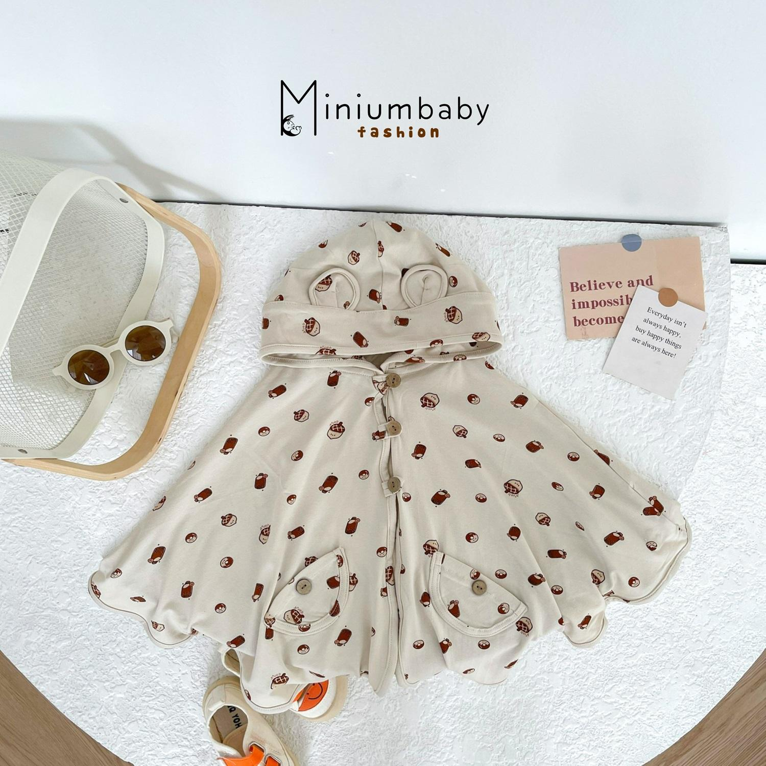 Áo choàng cánh dơi thông bánh