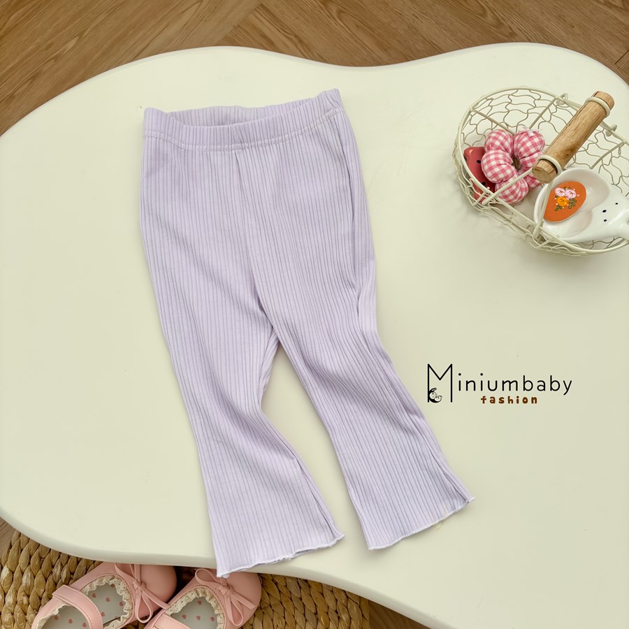 QD1650A- quần ống loe tím 6