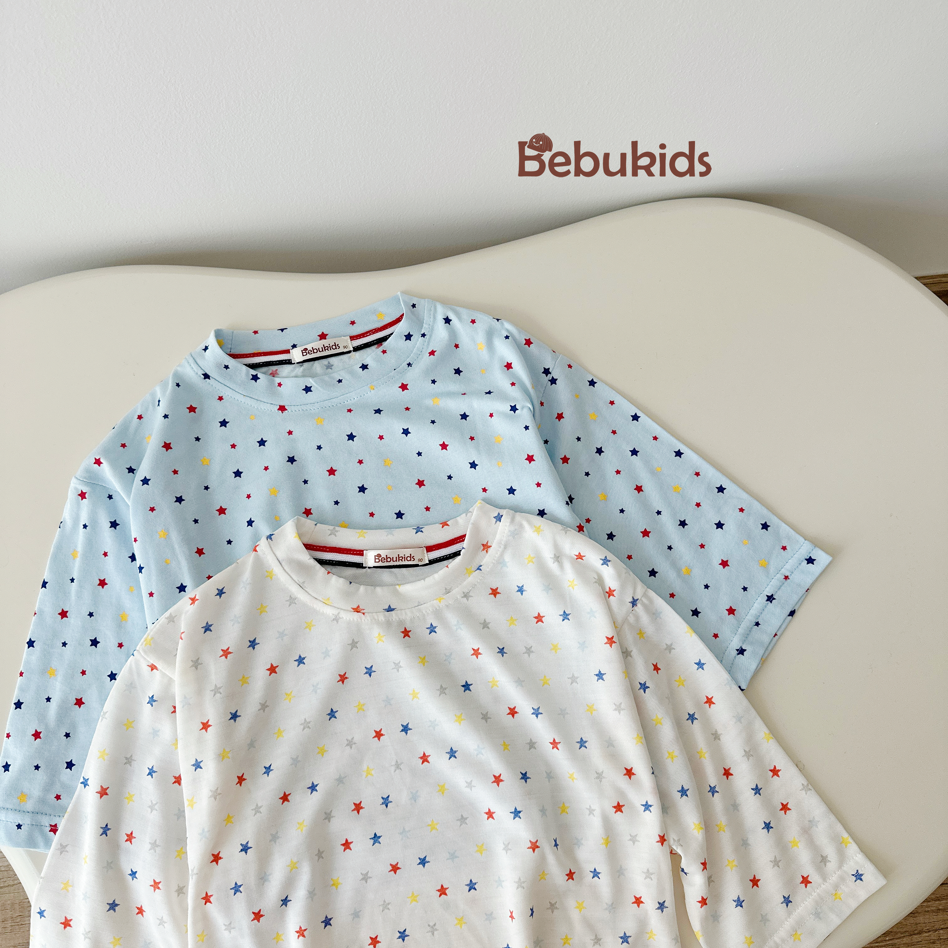 SB2106- bộ dài tay cho bé họa tiết sao