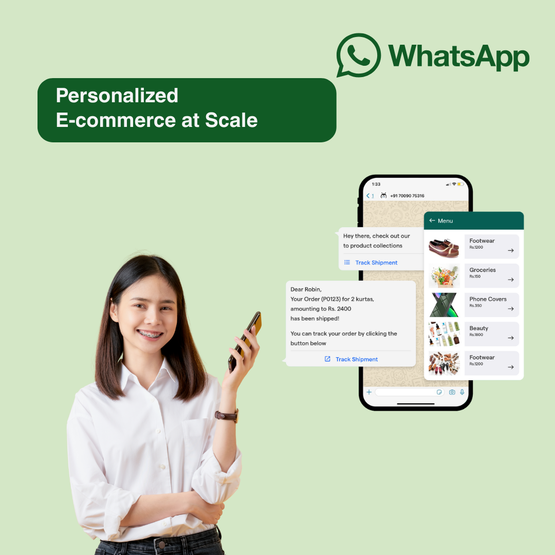 Seamless WhatsApp e-commerce communication