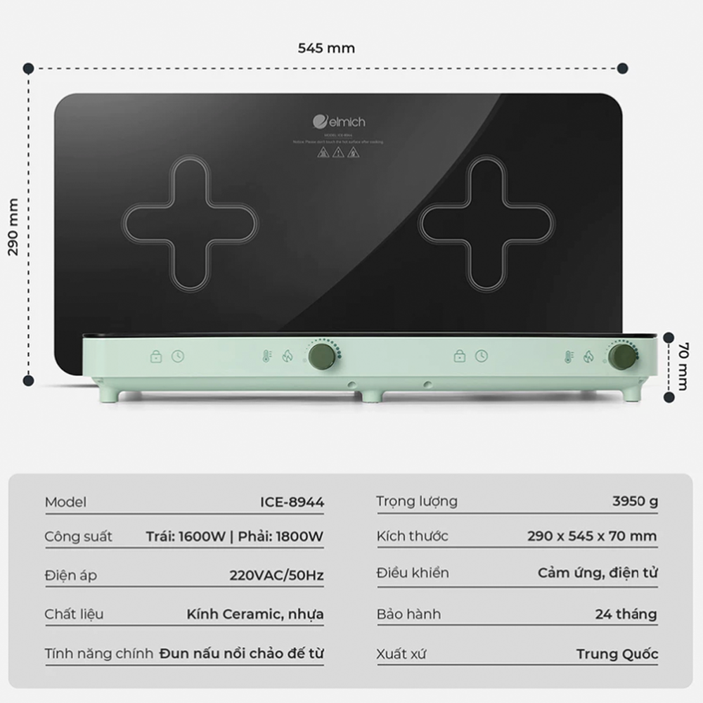 Product image - Bếp Từ Đôi ICE-8944