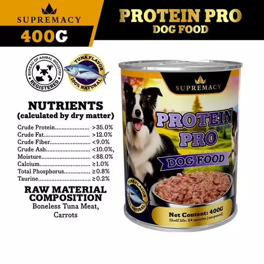 Product image - 400G Protein Pro Canned Dog Food (Duck)