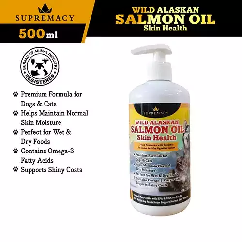 Product image - Wild Alaskan Salmon Oil Vitamins for Skin and Hair of Dogs and Cats