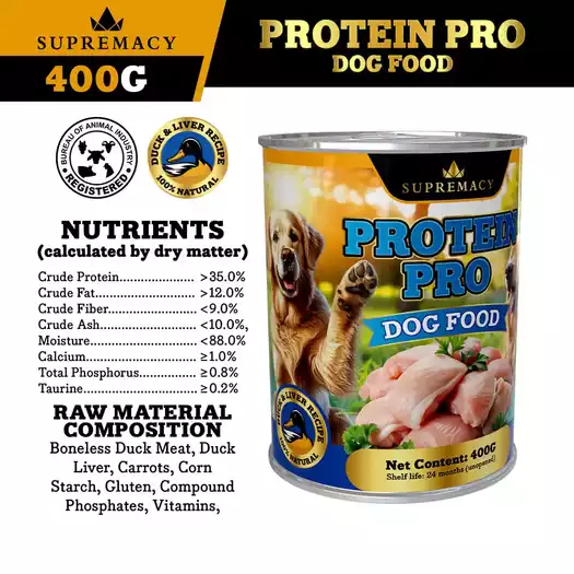Product image - 400G Protein Pro Canned Dog Food (Tuna Fish)