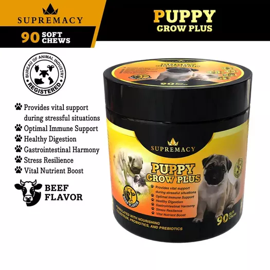 Product image - Puppy Grow Plus Chewable Vitamins for Puppies