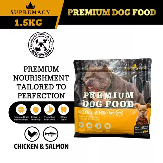 Product image - 1.5KG Premium Dog Food - Salmon & Chicken Flavor