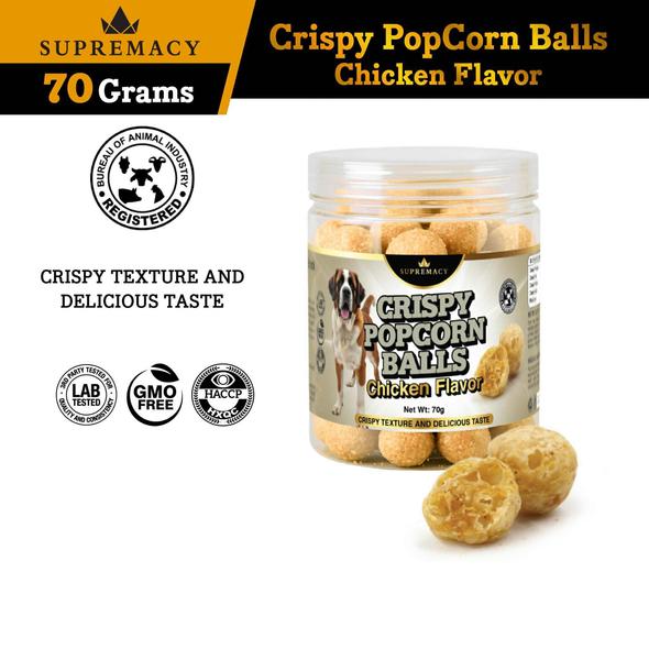 Product image - SUPREMACY CRISPY POPCORN BALLS - CHICKEN FLAVOR
