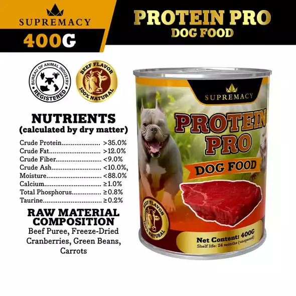 Product image - Supremacy Can Dog Food (Beef)