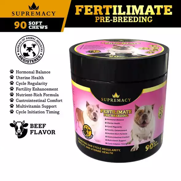 Product image - Supremacy FERTILIMATE Pre-breeding (90 Soft Chews)