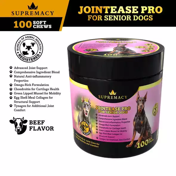 Product image - Supremacy JOINTEASE PRO for Senior Dogs (100 Soft Chews)