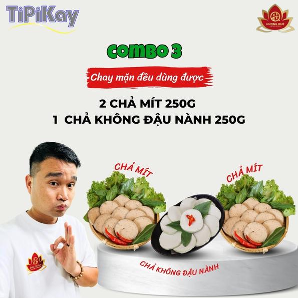 Product image - [Combo 3 món] 1 Chả Chay Không Đậu Nành 250g + 2 Chả Mít 250g