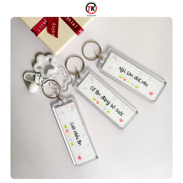 Product image - Móc khoá photobooth in lời nhắn