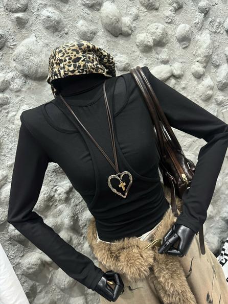 Product image - áo  dài tay cổ cao dáng ôm