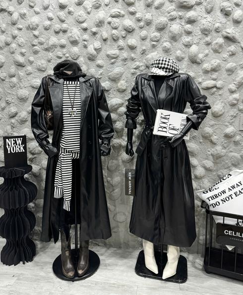 Product image - áo da dáng dài