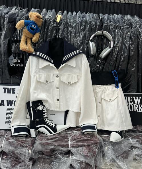 Product image - set jean thủy thủ